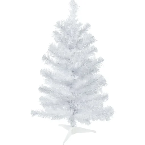Online 24" White Balsam Pine Mini Artificial Christmas Tree - Unlit Colorful