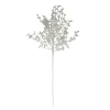 Sale 26" White Glittered Holly Leaves and Berries Artificial Christmas Spray Sprays, Picks & Branches