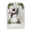 Clearance 11.75" White Hanging Snowman and Cardinal Advent Christmas Calendar Advent Calendars