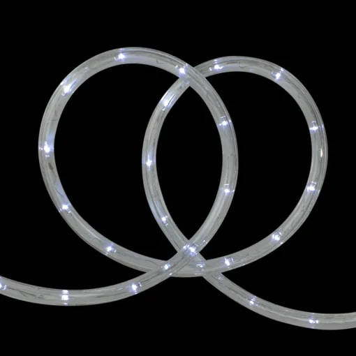 New 96' White LED Flexible Christmas Rope Light Rope & Tape