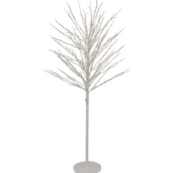 Sale 5' White LED Lighted Christmas Twig Tree - Warm White Lights Twig & Birch
