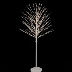 Sale 5' White LED Lighted Christmas Twig Tree - Warm White Lights Twig & Birch