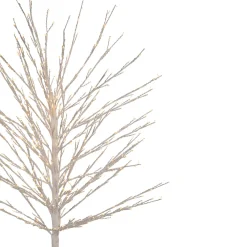 Sale 5' White LED Lighted Christmas Twig Tree - Warm White Lights Twig & Birch