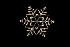 Sale 16" White Lighted Snowflake Christmas Window Silhouette Window