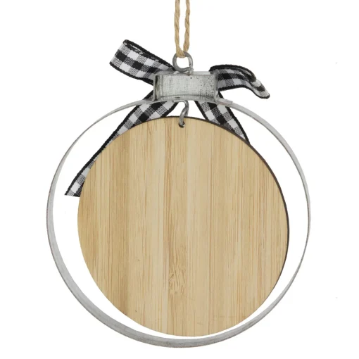 Discount 4" Wood "Merry Christmas Fresh Cut Trees" Ornament Transportation