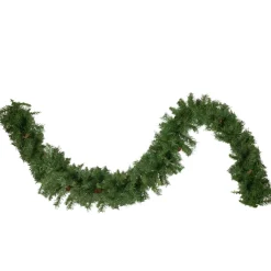 New 9' x 12" Black River Pine Artificial Christmas Garland, Unlit Unlit