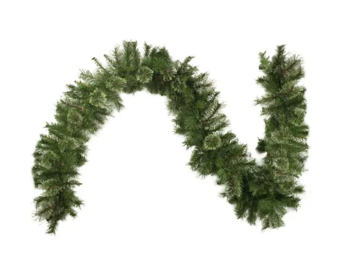 Clearance 9' x 14" Cashmere Mixed Pine Artificial Christmas Garland - Unlit Unlit