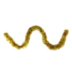 New 12' x 2.75" Deep Gold Traditional Artificial Christmas Garland - Unlit Colorful
