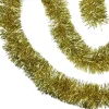 Sale 50' x 4" Gold Tinsel Artificial Christmas Garland - Unlit Colorful