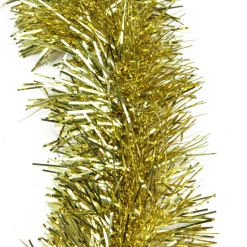 Sale 50' x 4" Gold Tinsel Artificial Christmas Garland - Unlit Colorful