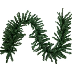 Clearance 9' x 20" Green Artificial Pine Christmas Garland, Unlit Unlit