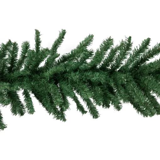 Clearance 9' x 20" Green Artificial Pine Christmas Garland, Unlit Unlit