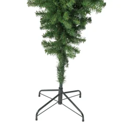 Hot 5.5' x 36" Green Upside Down Spruce Medium Artificial Christmas Tree - Unlit Upside Down