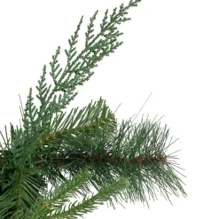 Sale 6' x 18" Mixed Pine Artificial Christmas Icicle Garland, Unlit Pre Decorated