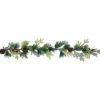 Discount 5' x 6" Pine Cone and Cedar Artificial Christmas Garland, Unlit Unlit