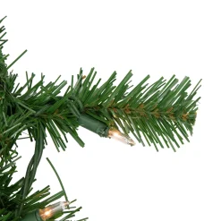 Hot 9' x 10" Pre-Lit Dorchester Pine Artificial Christmas Garland, Clear Lights Pre Lit