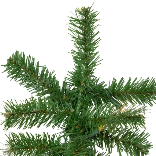 Hot 9' x 10" Pre-Lit Dorchester Pine Artificial Christmas Garland, Clear Lights Pre Lit