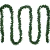 Clearance 18' x 3" Pre-Lit Pine Artificial Christmas Garland, Pure White LED Faceted Lights Pre Lit