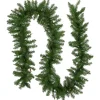 Discount 9' x 10 Pre-Lit Rockwood Pine Artificial Christmas Garland, Multi Lights Pre Lit