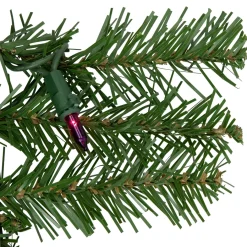 Discount 9' x 10 Pre-Lit Rockwood Pine Artificial Christmas Garland, Multi Lights Pre Lit
