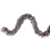 Outlet 50' x 3" Silver Tinsel Rainbow Artificial Christmas Garland - Unlit Colorful