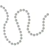 Sale 15' x 0.25" White Pearl Beaded Artificial Christmas Garland Beaded