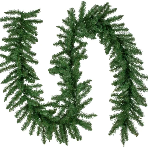 Clearance 9' x 12" Winona Fir Artificial Christmas Garland, Unlit Unlit