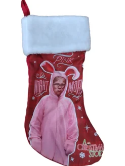 Online Silky Red Ralphie Bunny Suit Holiday Christmas Stocking Stockings