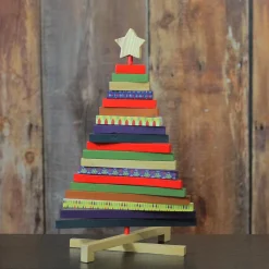 Outlet Adjustable Wooden Christmas Tree Decoration - 15.5