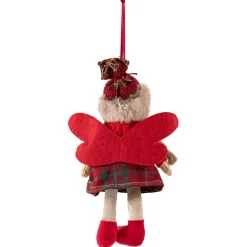 Clearance Angel Girl with Knitted Winter Hat Christmas Ornament - 8.5