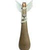 Discount Angel with Heart Christmas Figurine - 24" - Brown and White Angels