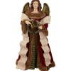 Sale Angel with Wings Commercial Size Christmas Tree Topper - 3' - Brown and Red - Unlit Commercial