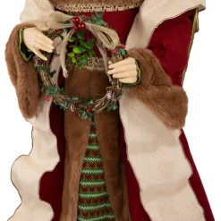 Sale Angel with Wings Commercial Size Christmas Tree Topper - 3' - Brown and Red - Unlit Commercial