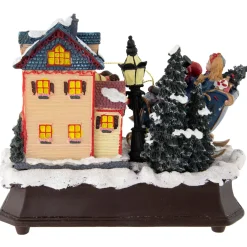 Animated and Musical Christmas Sleigh Decoration - 6.25