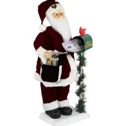 Outlet Animated and Musical Santa Claus Figure with Lighted 