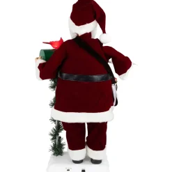 Outlet Animated and Musical Santa Claus Figure with Lighted 