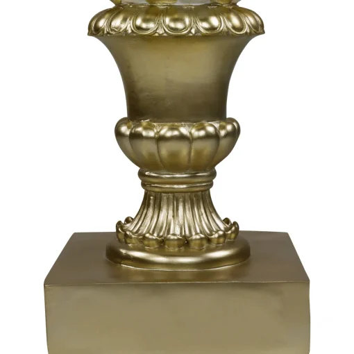 Best Ball Finial Commercial Size Christmas Decoration 48" - Gold and White Commercial