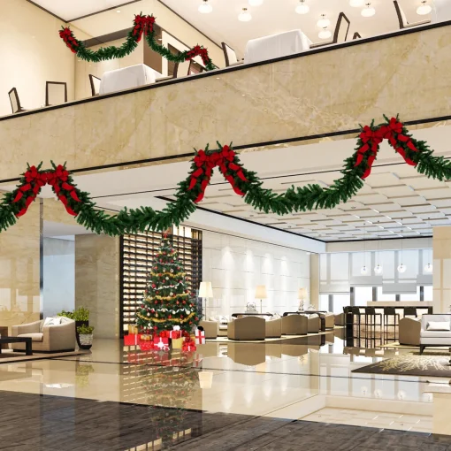 Discount Balsam Pine Artificial Christmas Garland - 50' x 14" - Unlit Commercial