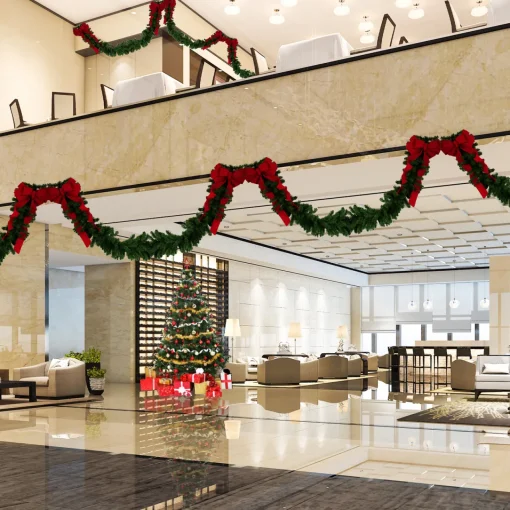 Best Balsam Pine Artificial Commercial Christmas Garland - 50' x 12" - Unlit Commercial