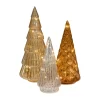 Discount Battery Operated Gold, Bronze & Silver Trees - Set of 3 Trees