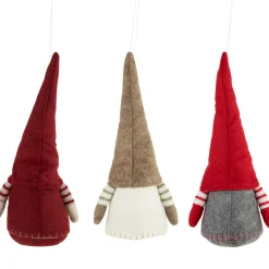 Discount Bearded and Chubby Striped Arms Christmas Gnomes - 10.5