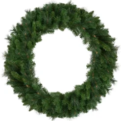 Sale Beaver Pine Mixed Artificial Christmas Wreath, 36-Inch, Unlit Unlit