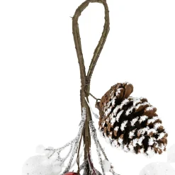 Sale Berries and Snowflakes Artificial Christmas Garland - 6' x 8