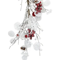 Sale Berries and Snowflakes Artificial Christmas Garland - 6' x 8