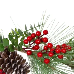 Online Berry Pine and Eucalyptus Artificial Christmas Garland - 5' x 10