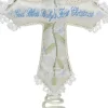 Blue God Bless Baby's First Christmas Cross Tree Topper Stars