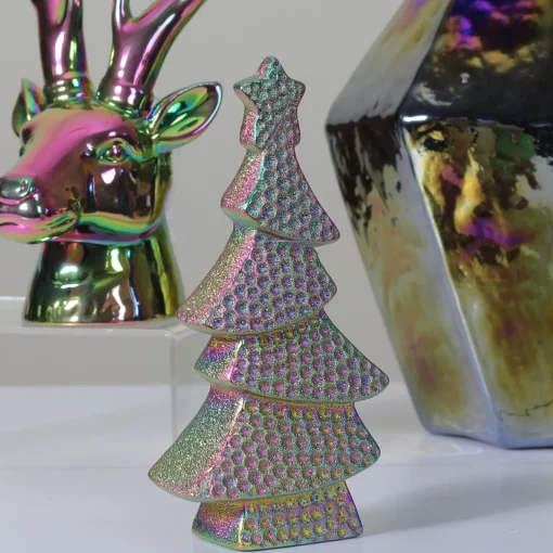 Sale Bohemian Christmas Tree Decoration - 7.25" - Multicolor Trees