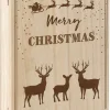 Outlet Reusable Wooden Advent Calendar to Fill - Merry Christmas Book - DIY Christmas Calendar 7.72 x 2.95 x 11.81 inches Advent Calendars