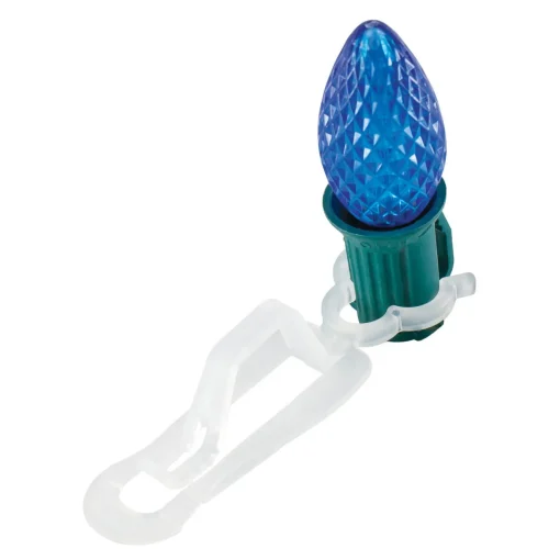 Outlet Bucket of 300 Clear Outdoor Universal Christmas Light Clips Accessories