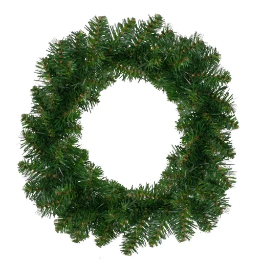 New Buffalo Fir Artificial Christmas Wreath, 16"- Unlit Unlit